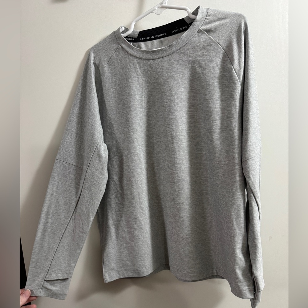 Athletic Works Light Gray Long Sleeve